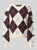 VERO MODA Pullover mit Rundhalsausschnitt Ecru