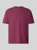 Marc O'Polo DENIM Relaxed Fit T-Shirt aus reiner Baumwolle Pflaume