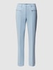 Gardeur Stoffen broek met ritszakken, model 'ZENE' Lichtblauw