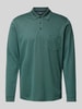 RAGMAN Regular fit poloshirt met borstzak Groen