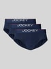 Jockey Slim Fit Briefs mit Logo-Detail im 3er-Pack Marine