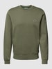 Lacoste Sweatshirt in Melange-Optik Oliv