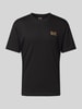 EA7 Emporio Armani T-Shirt mit Label-Print Black