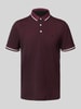 Jack & Jones Slim Fit Poloshirt mit Logo-Stitching Modell 'PAULOS' Bordeaux Melange