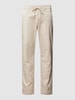 Bruun & Stengade Regular fit broek met tunnelkoord, model 'INGOLF' Offwhite