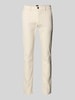BOSS Orange Slim Fit Chino mit Gesäßtaschen Ecru