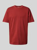 Lindbergh T-Shirt mit Rundhalsausschnitt Bordeaux