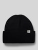 MSCH Copenhagen Beanie mit Logo-Patch Modell 'Galline Rachelle' Black