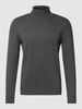 s.Oliver RED LABEL Gebreide pullover met labelstitching Antraciet
