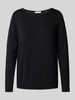 Marc O'Polo Regular Fit Langarmshirt aus Viskose Black