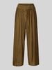 Soyaconcept Spodnie materiałowe z elastycznym pasem Khaki