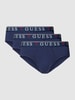 Guess Slip mit elastischem Bund Modell 'BRIAN HERO' im 3er-Pack Marine