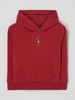 Polo Ralph Lauren Teens Hoodie met geborduurd logo  Rood