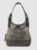 Tom Tailor Shopper in Leder-Optik  Mittelgrau