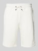 Guess Activewear Shorts mit elastischem Bund und Tunnelzug Modell 'ALDWIN' Offwhite