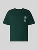 JACK & JONES relaxed fit t-shirt van pure katoen model "DYLAN" Donkergroen