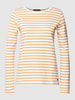 Weekend Max Mara Shirt met lange mouwen en streepmotief, model 'FRETTY' Oranje