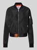 Original Bombers Bomberjacke mit Logo-Stitching Black