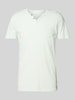 Jack & Jones T-shirt z dekoltem w serek model ‘SPLIT’ Jasnoniebieski