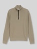 Tom Tailor Denim Regular fit pullover van puur katoen Donkergroen