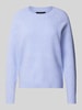 Vero Moda Langärmeliger Strickpullover Modell 'DOFFY' Hellblau Melange