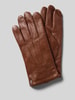 Roeckl Handschoenen van echt leer, model 'Dover' Cognac
