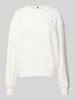 Tommy Hilfiger Sweatshirt mit Logo-Stitching Ecru