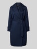 Vero Moda Outdoor Trenchcoat met strikceintuur, model 'LOU' Marineblauw