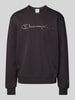 CHAMPION Sweatshirt met labelstitching Antraciet