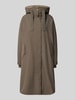g-lab Lange jas met uitneembare binnenvoering model 'AKIRA' Taupe