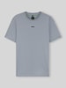 BOSS Green Slim Fit Sport-T-Shirt mit Label-Print Modell 'TS_Active' Rauchblau