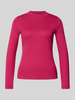 Christian Berg Woman Longsleeve mit Stehkragen Fuchsia