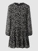 Tom Tailor Denim Kleid aus Chiffon Schwarz