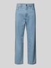 Carhartt Work In Progress Straight Leg Jeans im 5-Pocket-Design Modell 'AARON' Jeansblau