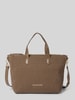 VALENTINO BAGS Handtasche mit Strukturmuster Modell 'FREQUENCY' Taupe