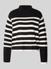 Jake*s Collection Relaxed Fit Pullover aus Viskose-Mix Black
