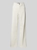 Gardeur Wide Leg Cordhose mit Gesäßtaschen Modell 'Feliza' Offwhite