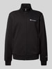 CHAMPION Sweatjacke mit Label-Stitching Black