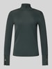 Marc Cain Longsleeve mit Stehkragen Dunkelgruen