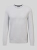 Marc O'Polo Regular Fit Pullover aus reiner Baumwolle  Hellgrau