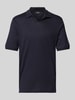 Cinque Regular Fit Poloshirt mit V-Ausschnitt Modell 'Bolo' Dunkelblau