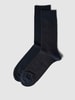 Christian Berg Men Socken mit Stretch-Anteil im 2er-Pack Dunkelbraun