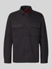 HUGO Hemdjacke mit Knopfleiste Modell 'Epoldo' Black
