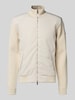 BOSS Regular Fit Strickjacke aus reiner Baumwolle Modell 'IBAIO' Offwhite