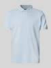 MCNEAL Regular Fit Poloshirt mit Knopfleiste und Label-Stitching Hellblau