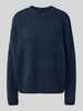 Vero Moda Relaxed Fit Pullover mit Woll-Anteil Modell 'BOOM' Marine Melange