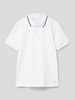 s.Oliver RED LABEL Poloshirt mit Kontrastbesatz Weiss