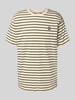 Wood Wood T-Shirt mit Rundhalsausschnitt Modell 'Ace' Beige
