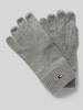 Tommy Hilfiger Handschoenen van een mix van katoen en kasjmier Lichtgrijs