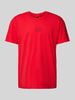 HUGO T-Shirt mit Label-Print Modell 'Laze' Rot